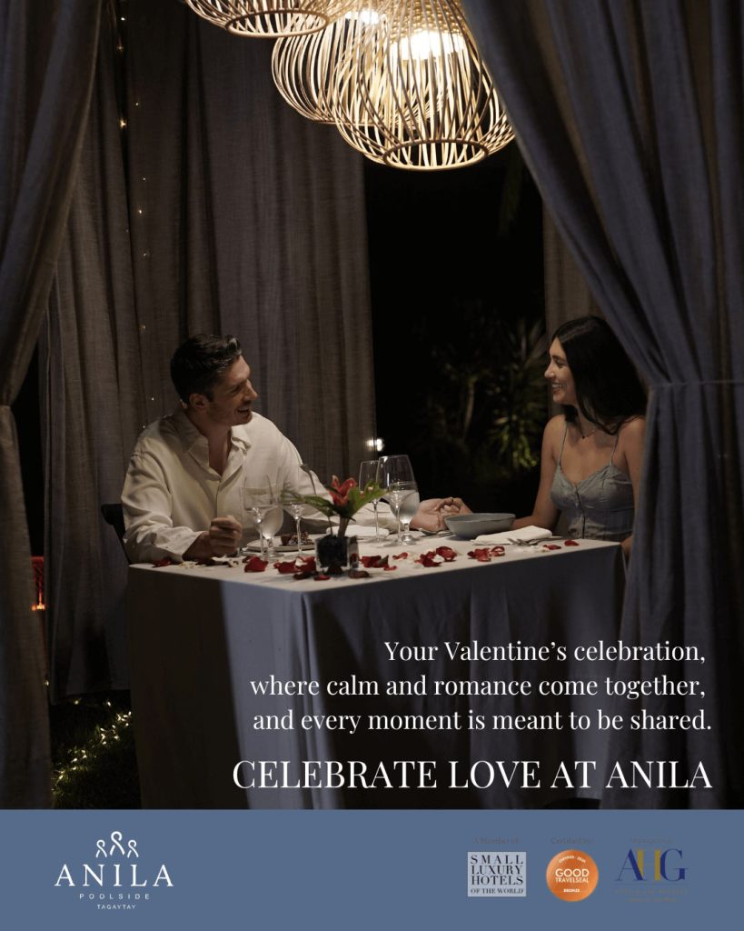 Couples enjoying Valentine’s dinner at Samira by Chele Gonzalez, with elegantly plated dishes and a warm, intimate ambiance in Tagaytay.